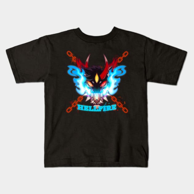 Hellfire Kids T-Shirt by Shushii